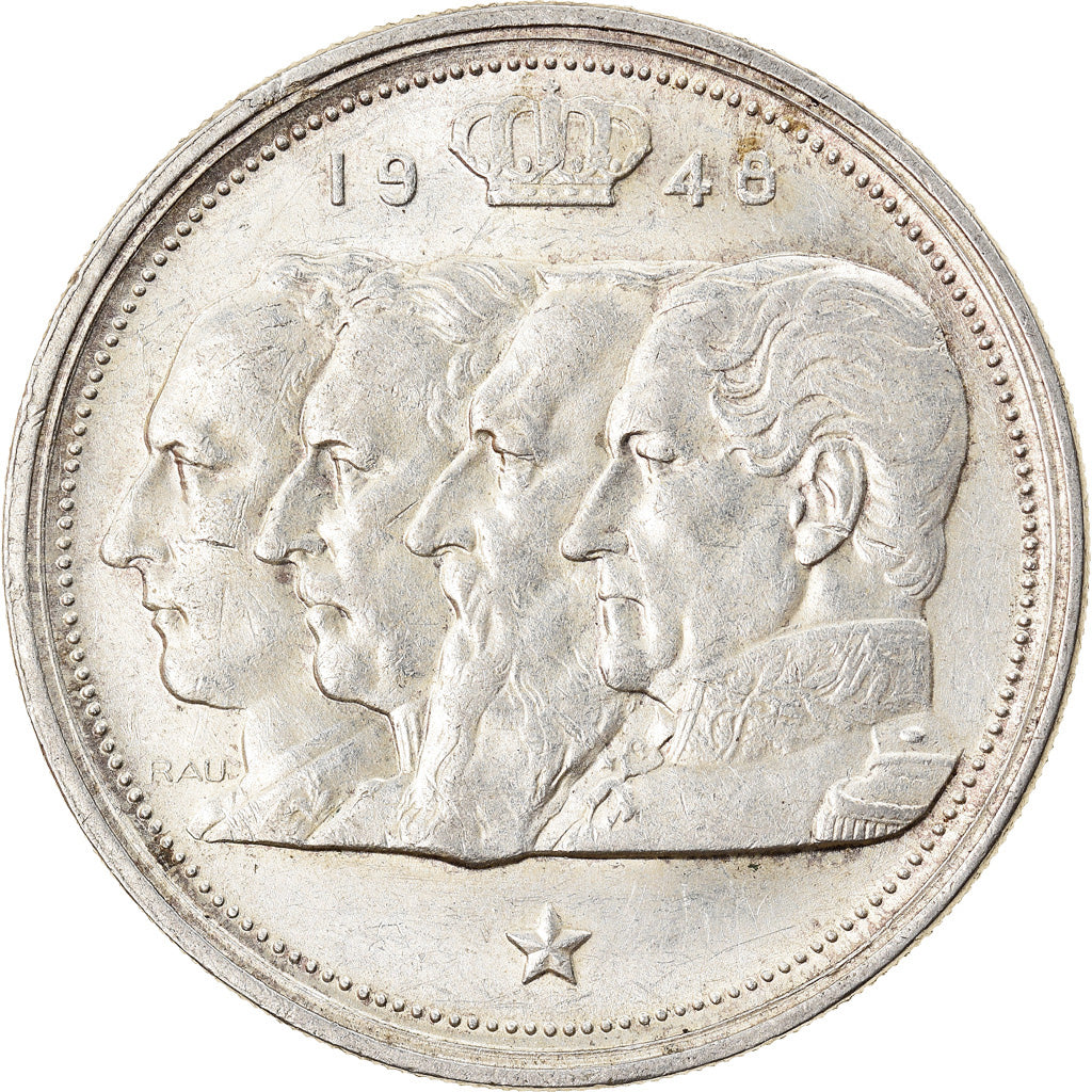 Munten, België, 100 Francs, 100 Frank, 1948, ZF+, Zilver, KM:138.1
