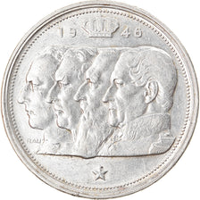Moneda, Bélgica, 100 Francs, 100 Frank, 1948, MBC+, Plata, KM:139.1