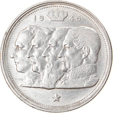 Moeda, Bélgica, 100 Francs, 100 Frank, 1948, AU(50-53), Prata, KM:139.1
