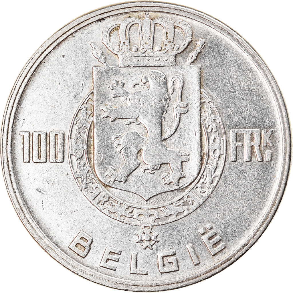 Coin, Belgium, 100 Francs, 100 Frank, 1948, AU(50-53), Silver, KM:139.1