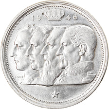 Coin, Belgium, 100 Francs, 100 Frank, 1948, AU(50-53), Silver, KM:138.1