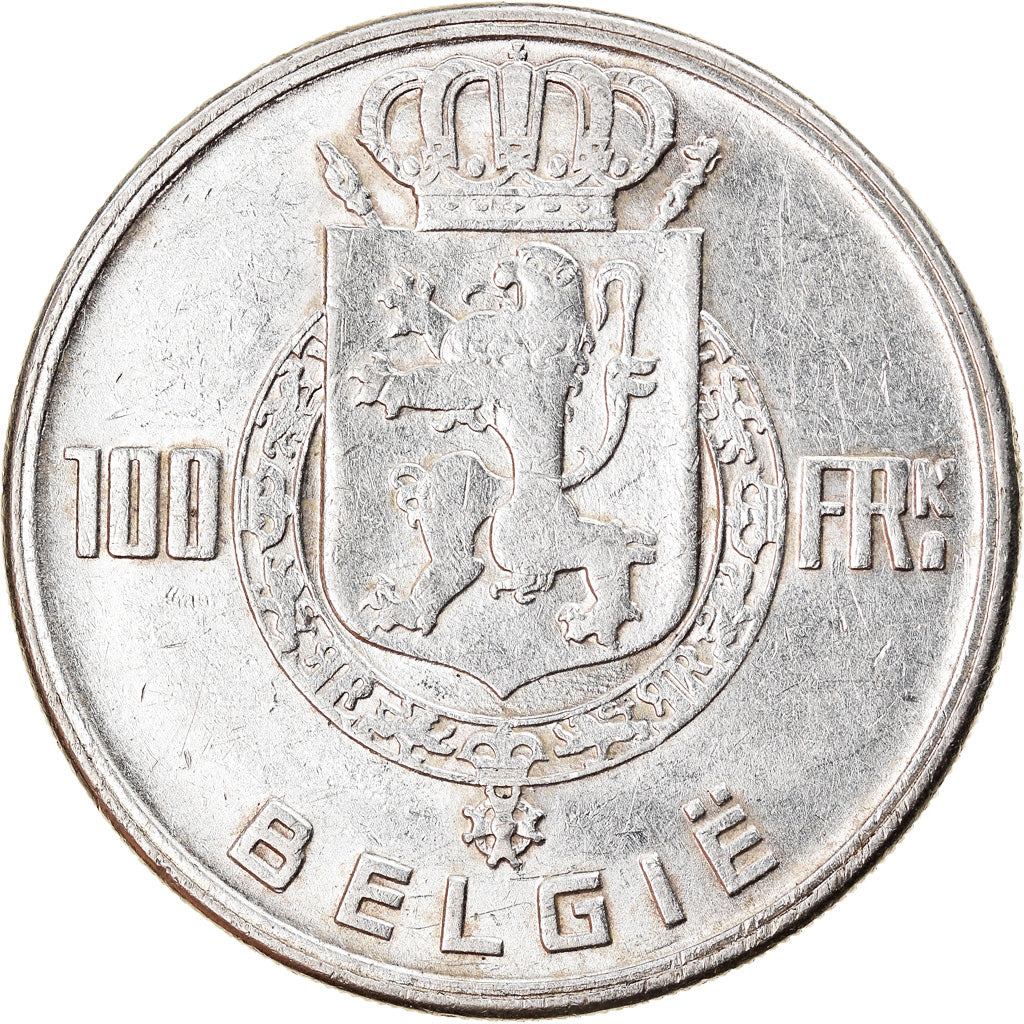 Coin, Belgium, 100 Francs, 100 Frank, 1949, AU(50-53), Silver, KM:139.1