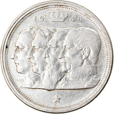 Coin, Belgium, 100 Francs, 100 Frank, 1949, EF(40-45), Silver, KM:139.1