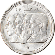 Coin, Belgium, 100 Francs, 100 Frank, 1950, AU(55-58), Silver, KM:138.1