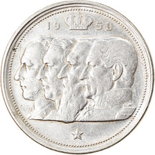 Coin, Belgium, 100 Francs, 100 Frank, 1950, AU(50-53), Silver, KM:138.1