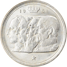 Monnaie, Belgique, 100 Francs, 100 Frank, 1951, SUP, Argent, KM:139.1