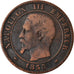 Coin, France, Napoleon III, 2 Centimes, 1855, Paris, VF(30-35)