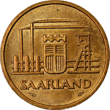 Coin, SAARLAND, 20 Franken, 1954, Paris, AU(55-58), Aluminum-Bronze, KM:2