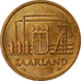 Coin, SAARLAND, 20 Franken, 1954, Paris, AU(55-58), Aluminum-Bronze, KM:2
