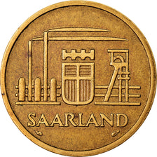 Coin, SAARLAND, 50 Franken, 1954, Paris, AU(50-53), Aluminum-Bronze, KM:3