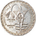 Coin, West African States, 500 Francs, 1972, AU(55-58), Silver, KM:7