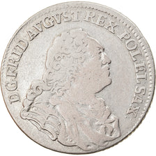 Monnaie, Etats allemands, SAXONY, Friedrich August II, 1/6 Thaler, 1673, TB+