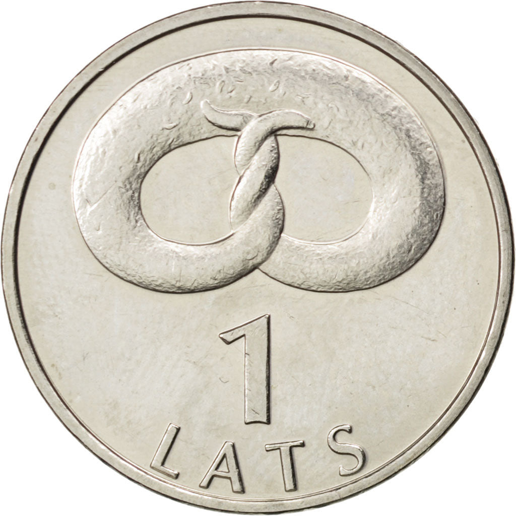LATVIA, Lats, 2005, Vienna, KM #66, MS(63), Copper-Nickel, 21.75, 4.80