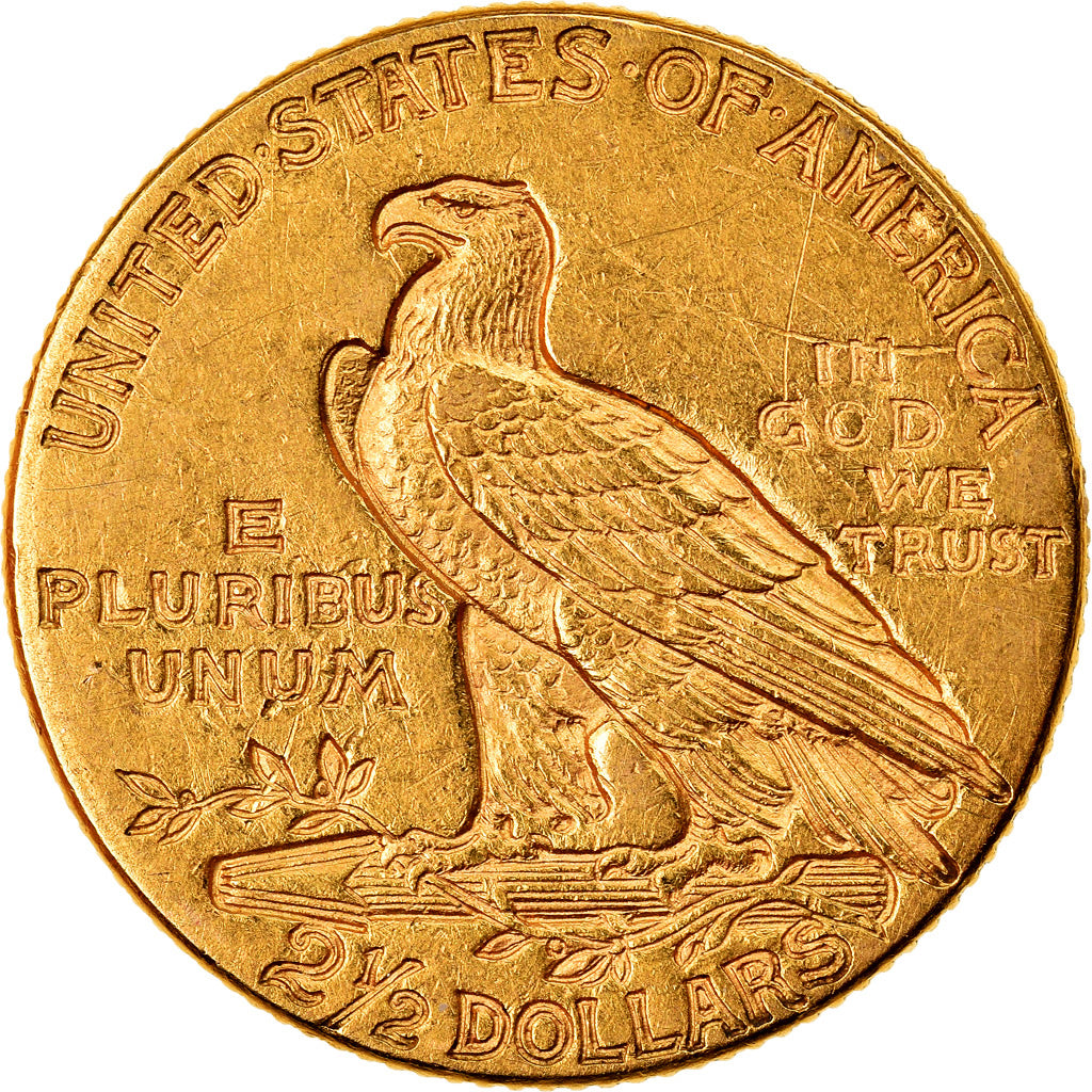Moeda, Estados Unidos da América, $2.50, Quarter Eagle, 1913, Philadelphia