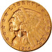 Moeda, Estados Unidos da América, $2.50, Quarter Eagle, 1914, Philadelphia