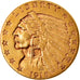 Moeda, Estados Unidos da América, $2.50, Quarter Eagle, 1915, Philadelphia