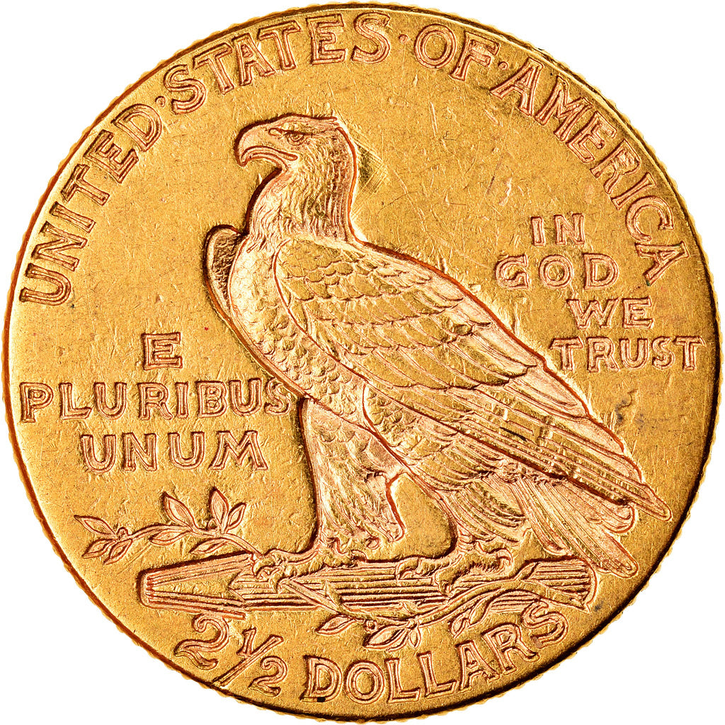 Munten, Verenigde Staten, $2.50, Quarter Eagle, 1915, Philadelphia, ZF+, Goud