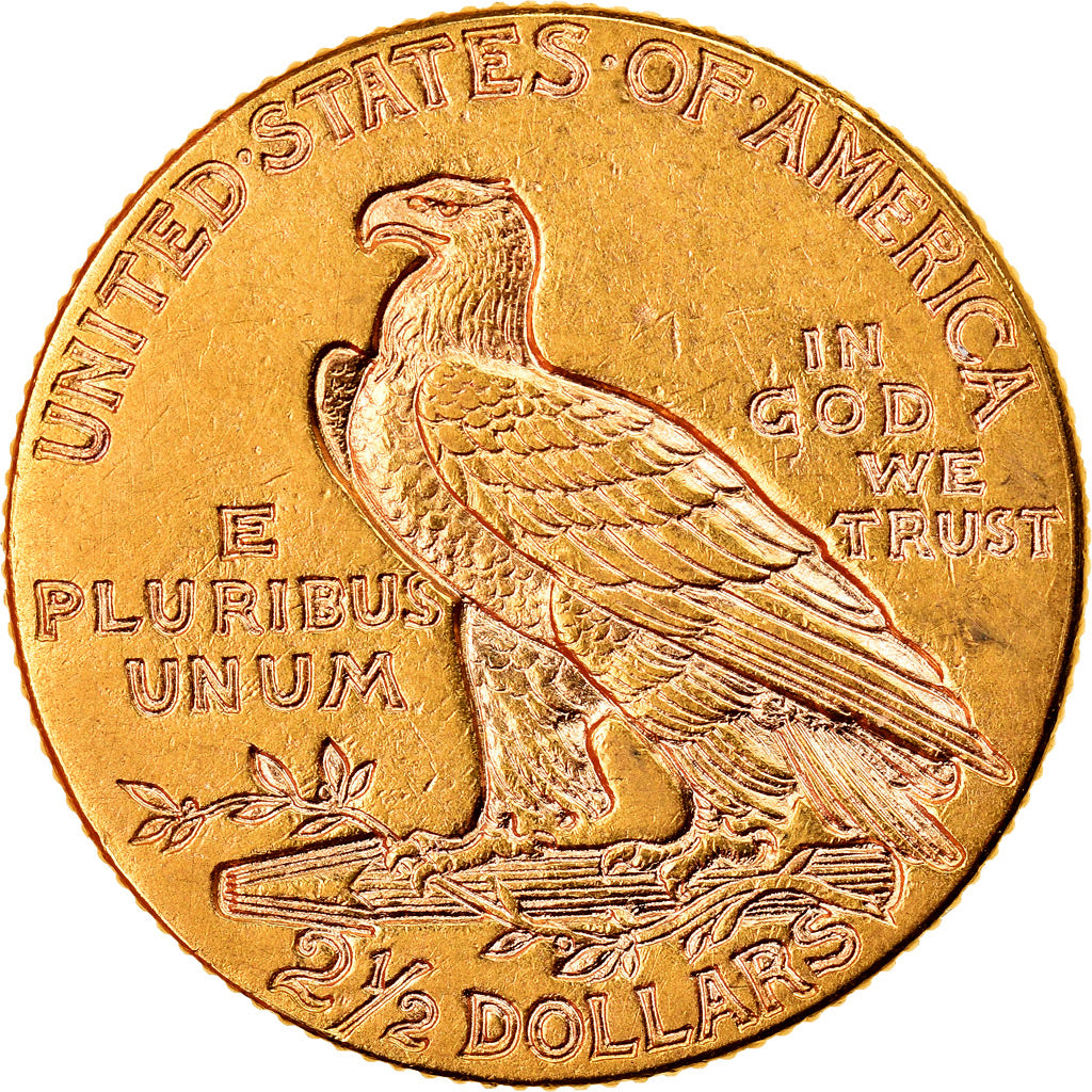 Münze, Vereinigte Staaten, $2.50, Quarter Eagle, 1915, Philadelphia, SS+, Gold