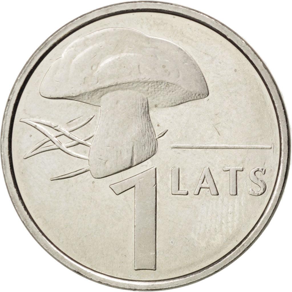 Moneta, Lettonia, Lats, 2004, SPL, Rame-nichel, KM:67