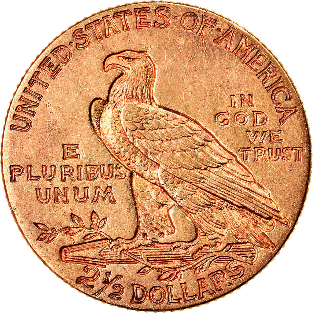 Moeda, Estados Unidos da América, $2.50, Quarter Eagle, 1915, Philadelphia