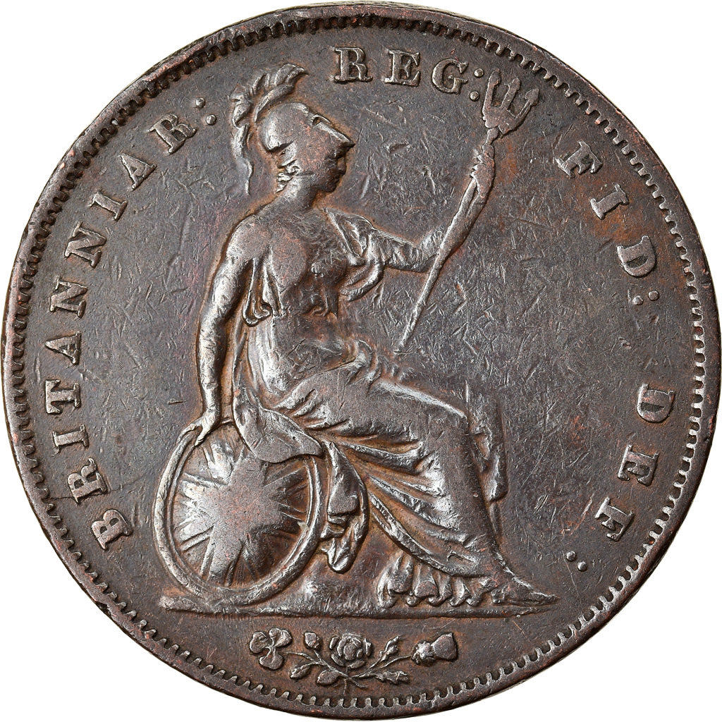Coin, Great Britain, Victoria, Penny, 1853, VF(30-35), Copper, KM:739