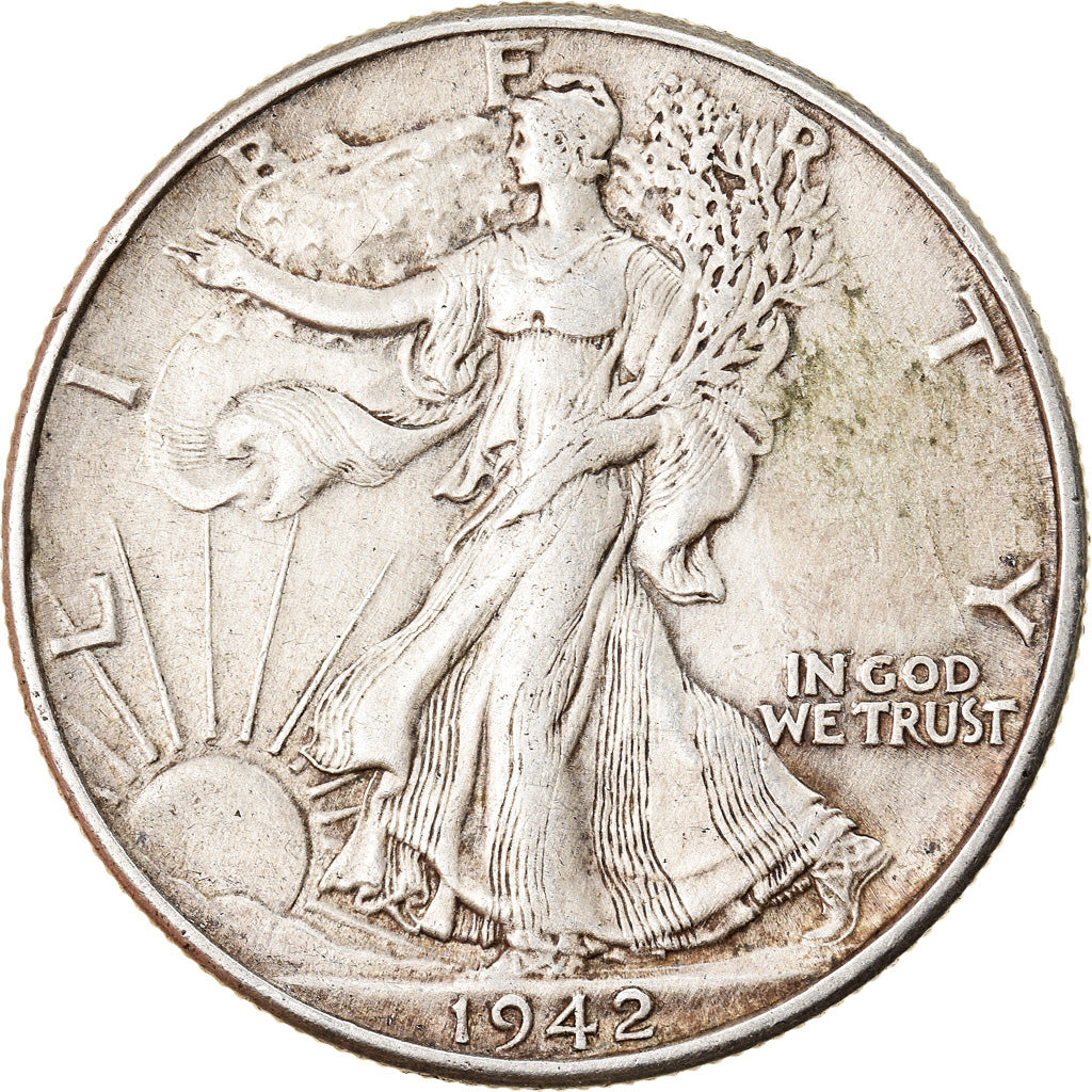 Münze, Vereinigte Staaten, Half Dollar, 1942, Philadelphia, SS, Silber, KM:142