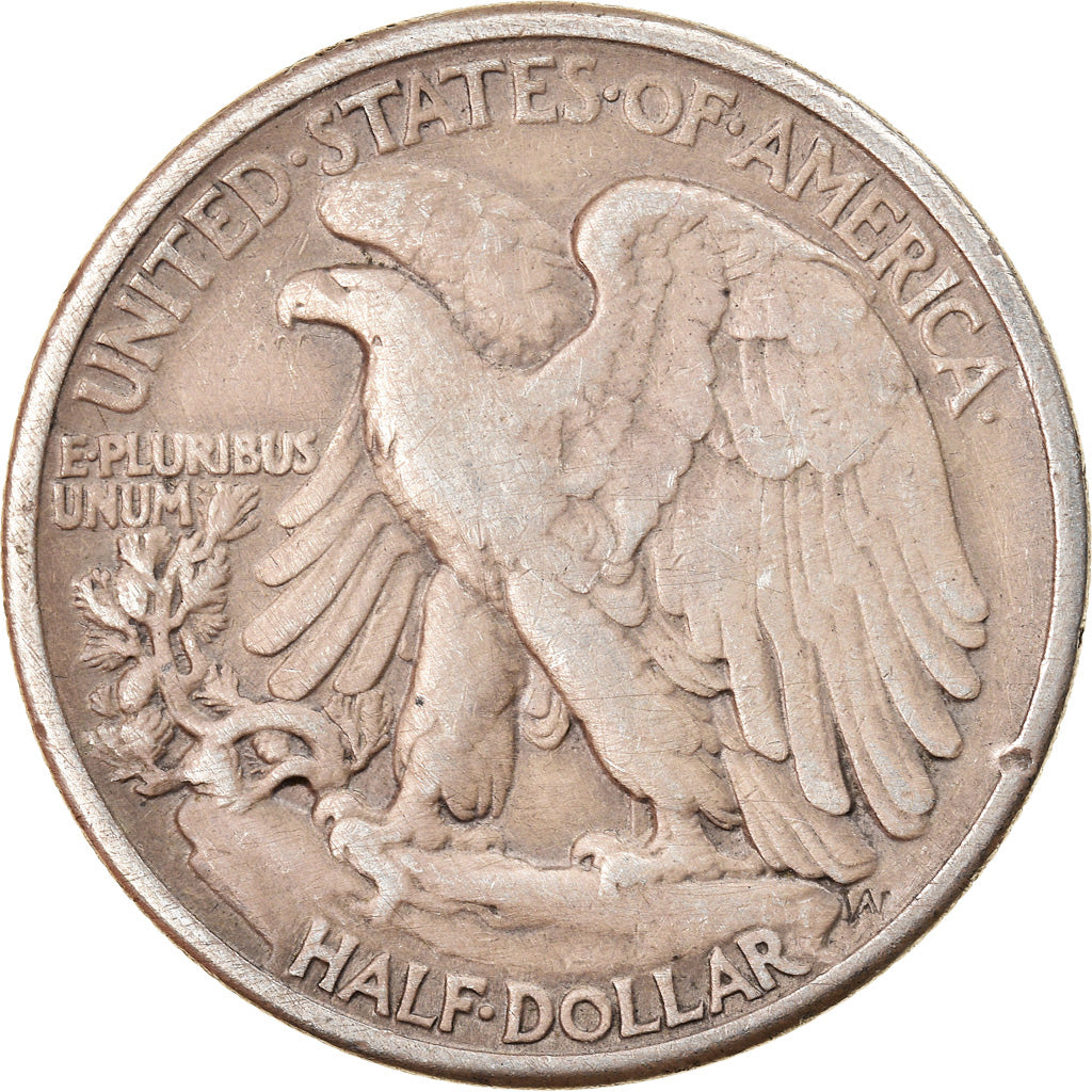Monnaie, États-Unis, Half Dollar, 1944, Philadelphie, TB+, Argent, KM:142