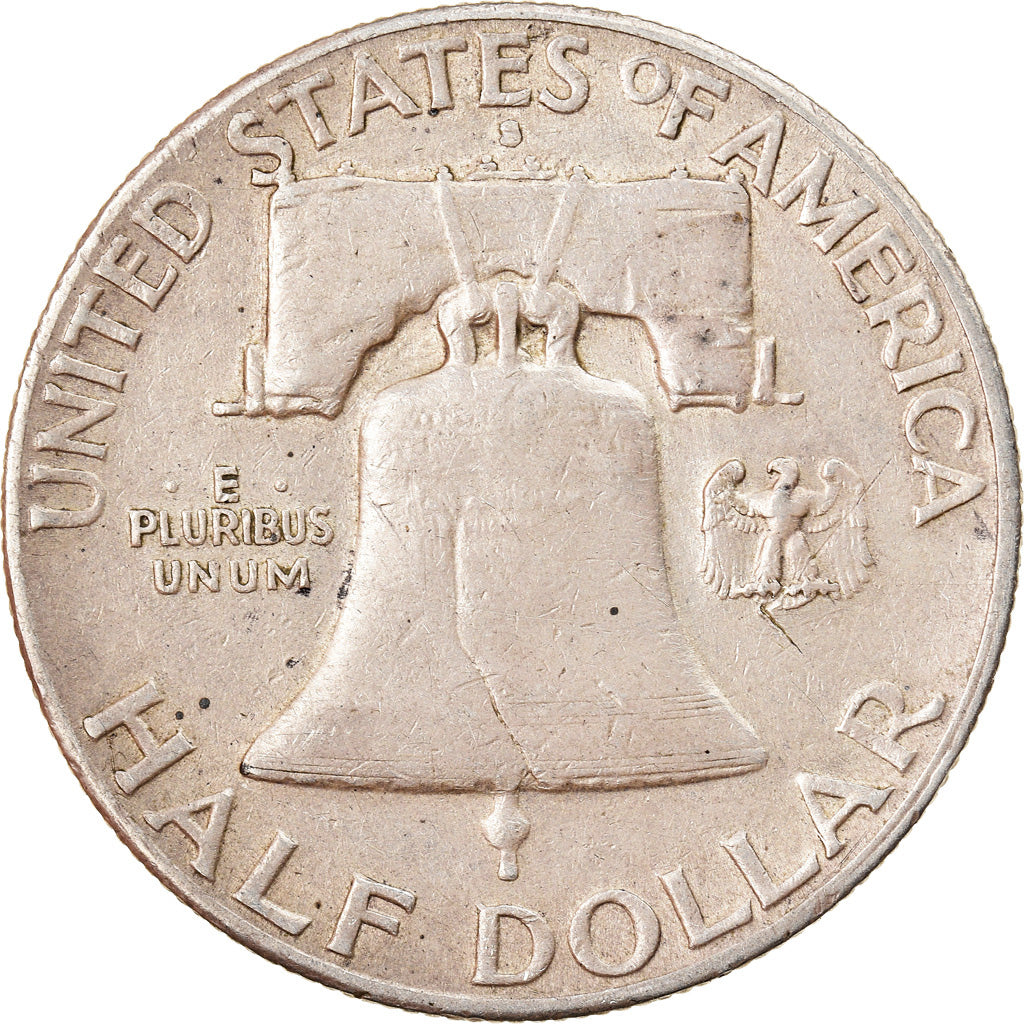 Moneda, Estados Unidos, Half Dollar, 1949, San Francisco, MBC, Plata, KM:199