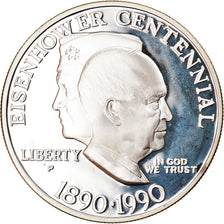 Coin, United States, Dollar, 1990, U.S. Mint, Philadelphia, Proof, MS(65-70)