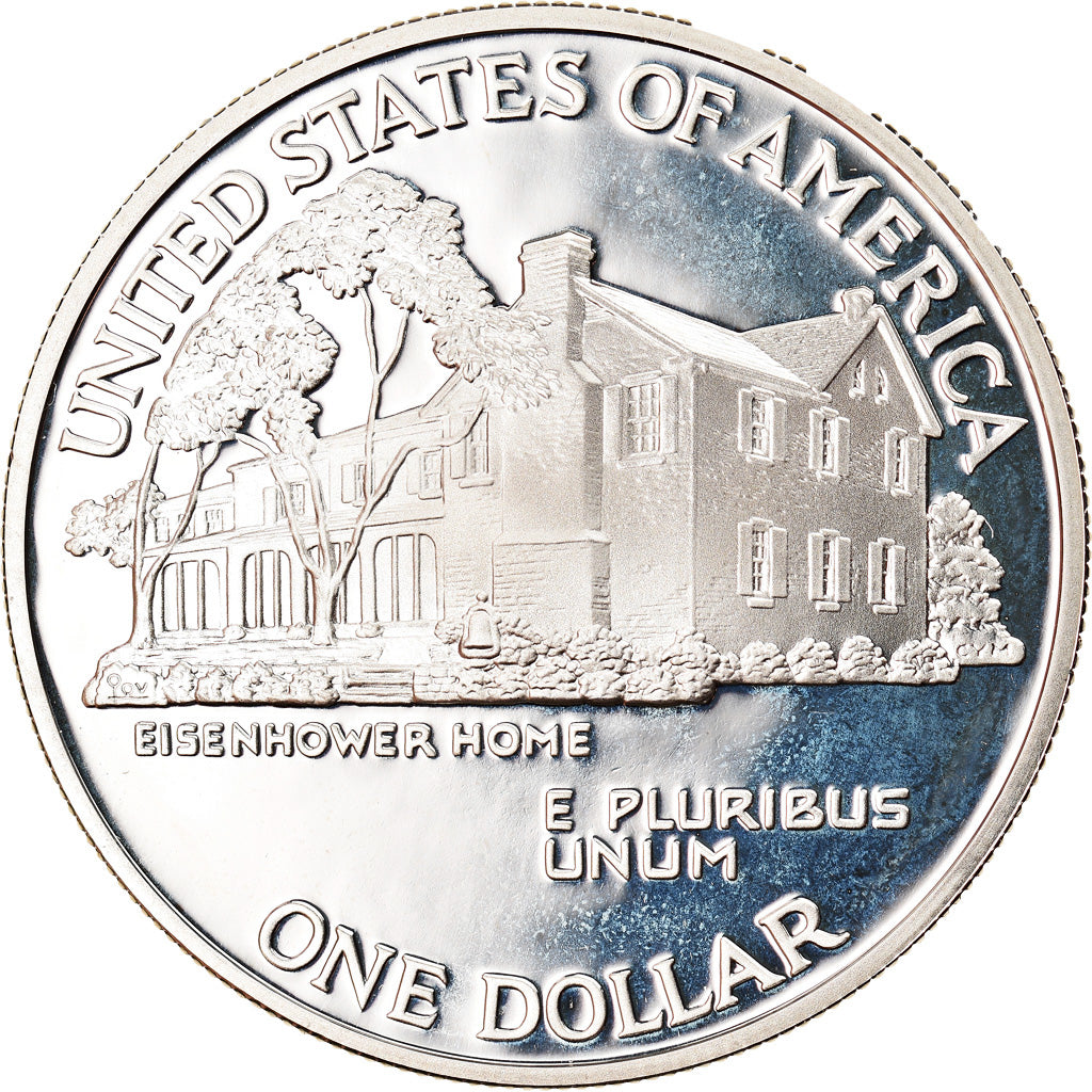 Coin, United States, Dollar, 1990, U.S. Mint, Philadelphia, Proof, MS(65-70)