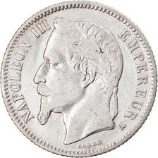 Coin, France, Napoleon III, Franc, 1866, Paris, VF(30-35)