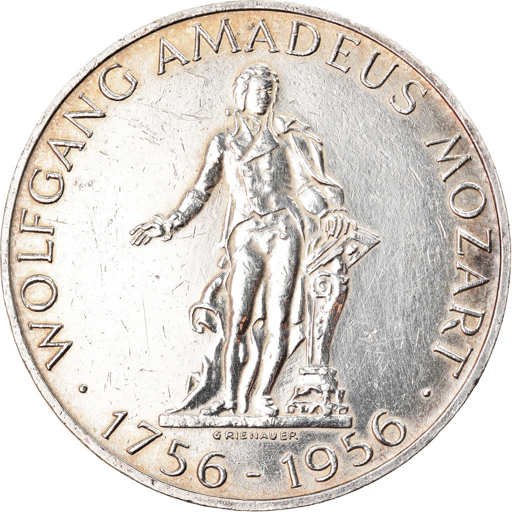 Coin, Austria, 25 Schilling, 1956, AU(55-58), Silver, KM:2881