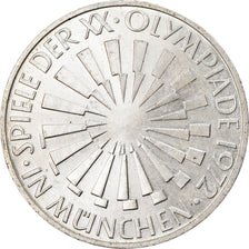Moneta, GERMANIA - REPUBBLICA FEDERALE, 10 Mark, 1972, Munich, SPL-, Argento