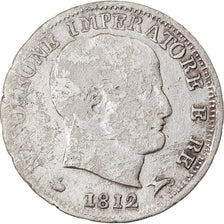 Moneda, Estados italianos, Napoleon I, 5 Soldi, 1812, Milan, MBC