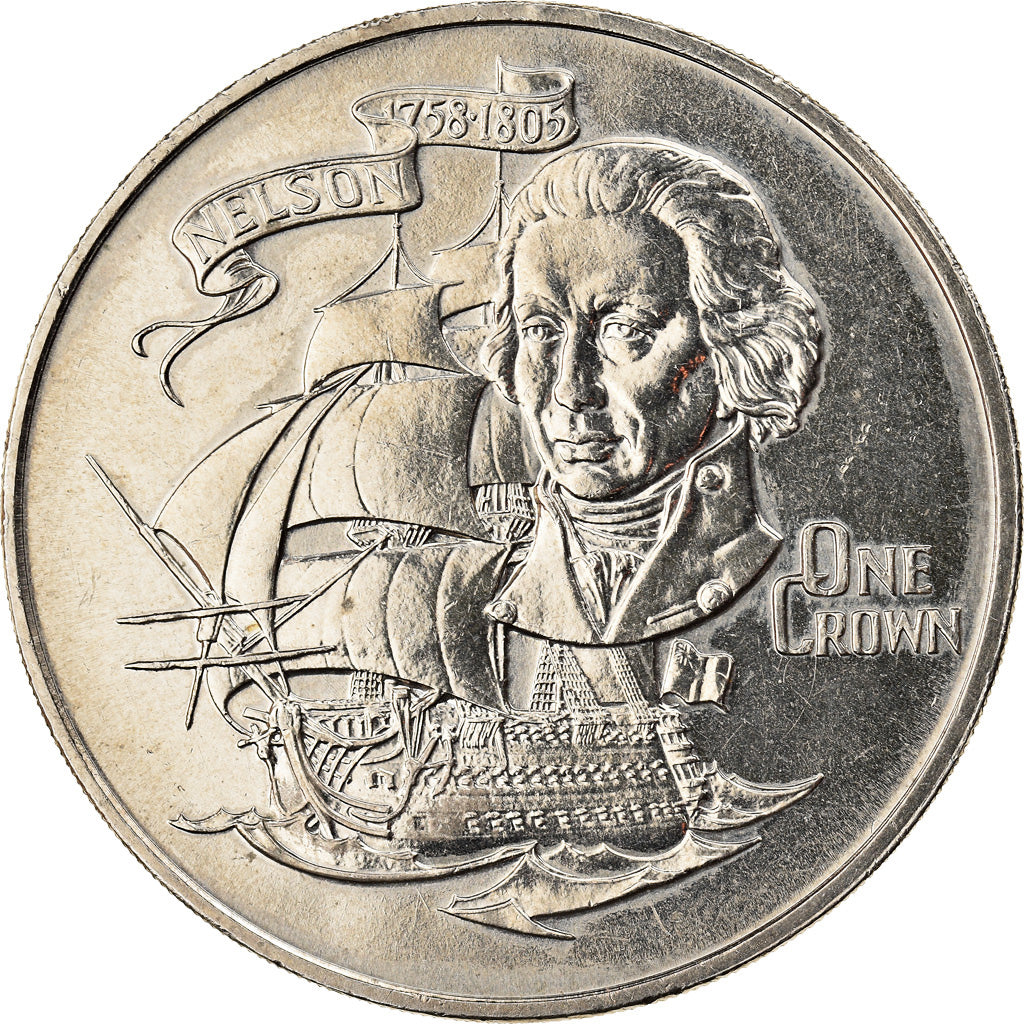 Monnaie, Gibraltar, Elizabeth II, Crown, 1980, British Royal Mint, SUP