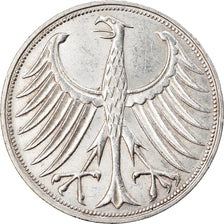 Coin, GERMANY - FEDERAL REPUBLIC, 5 Mark, 1972, Stuttgart, AU(50-53), Silver