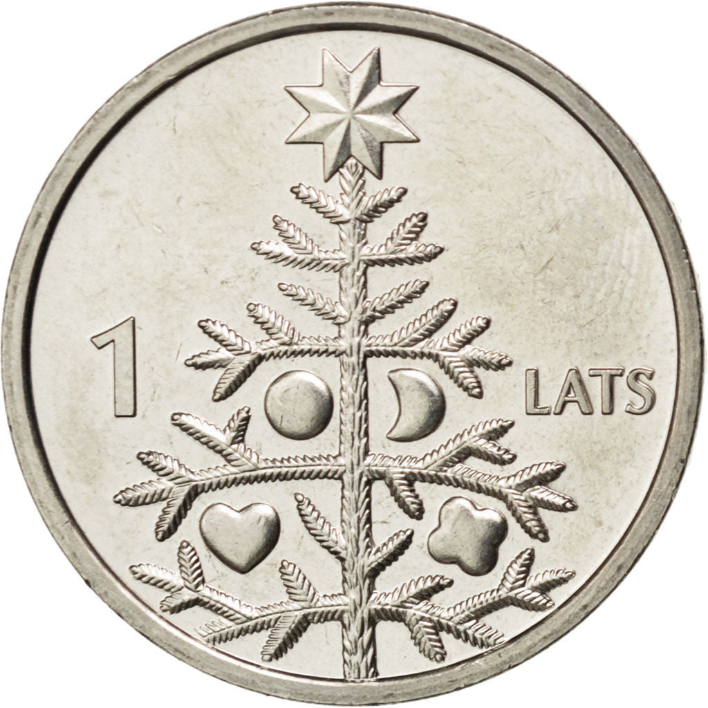 Coin, Latvia, Lats, 2009, MS(63), Copper-nickel, KM:106