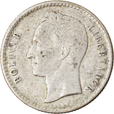 Coin, Venezuela, 50 Centimos, 1954, Philadelphia, EF(40-45), Silver, KM:36