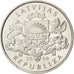 LATVIA, Lats, 2008, Vantaa, KM #107, MS(63), Copper-Nickel, 21.75, 4.73