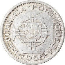 Moneta, Angola, 10 Escudos, 1955, BB+, Argento, KM:73