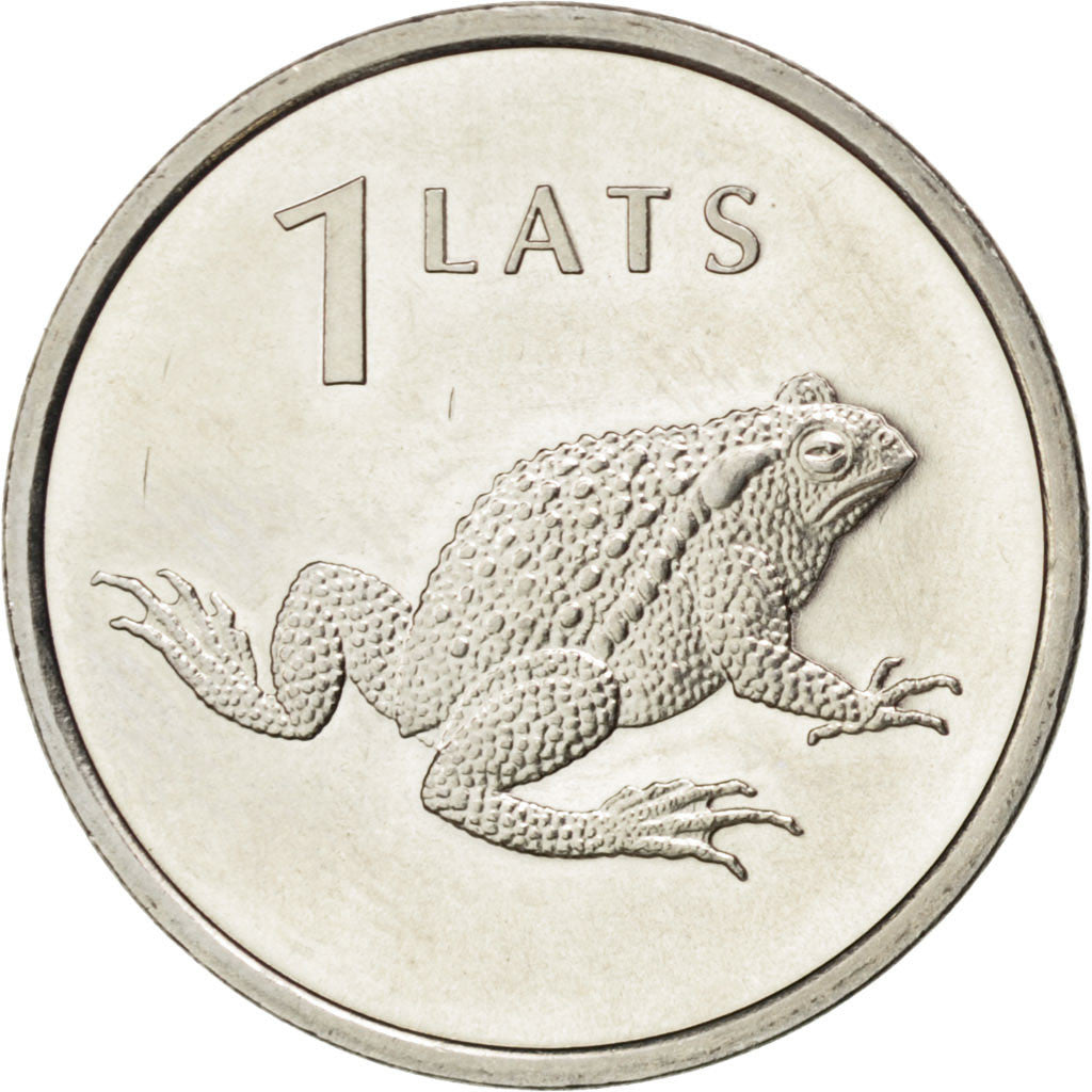 Coin, Latvia, Lats, 2010, MS(63), Copper-nickel, KM:108
