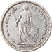Coin, Switzerland, 2 Francs, 1911, Bern, VF(30-35), Silver, KM:21