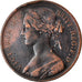 Coin, Great Britain, Victoria, Penny, 1862, AU(50-53), Bronze, KM:749.2