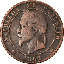 Coin, France, Napoleon III, 10 Centimes, 1862, Paris, VF(30-35)