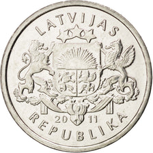 Monnaie, Latvia, Lats, 2011, SPL, Copper-nickel, KM:127