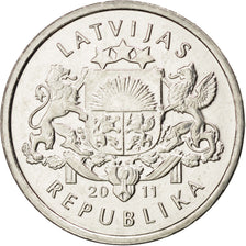 Coin, Latvia, Lats, 2011, MS(63), Copper-nickel, KM:127