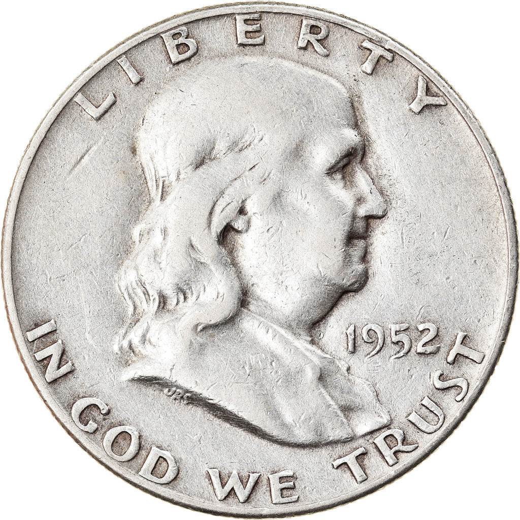 Coin, United States, Half Dollar, 1952, Denver, EF(40-45), Silver