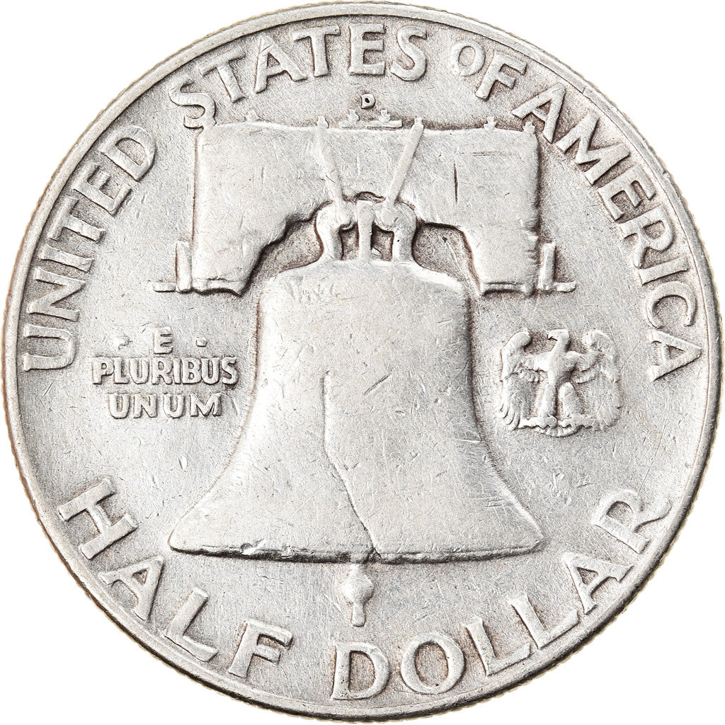 Coin, United States, Half Dollar, 1952, Denver, EF(40-45), Silver