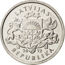 LATVIA, Lats, 2012, Berlin, KM #136, MS(63), Copper-Nickel, 21.75, 4.82