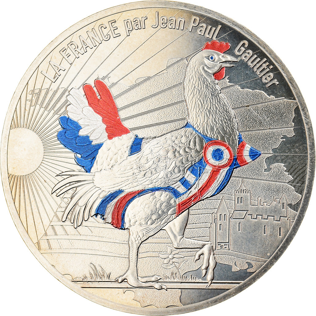 France, 50 Euro, Jean Paul Gaultier, 2017, 1, MS(65-70), Silver
